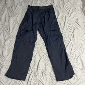 Rusty Cargo Shorts Men's Size 33 Gray Nylon Utility Outdoor Surf Skate Y2K Style